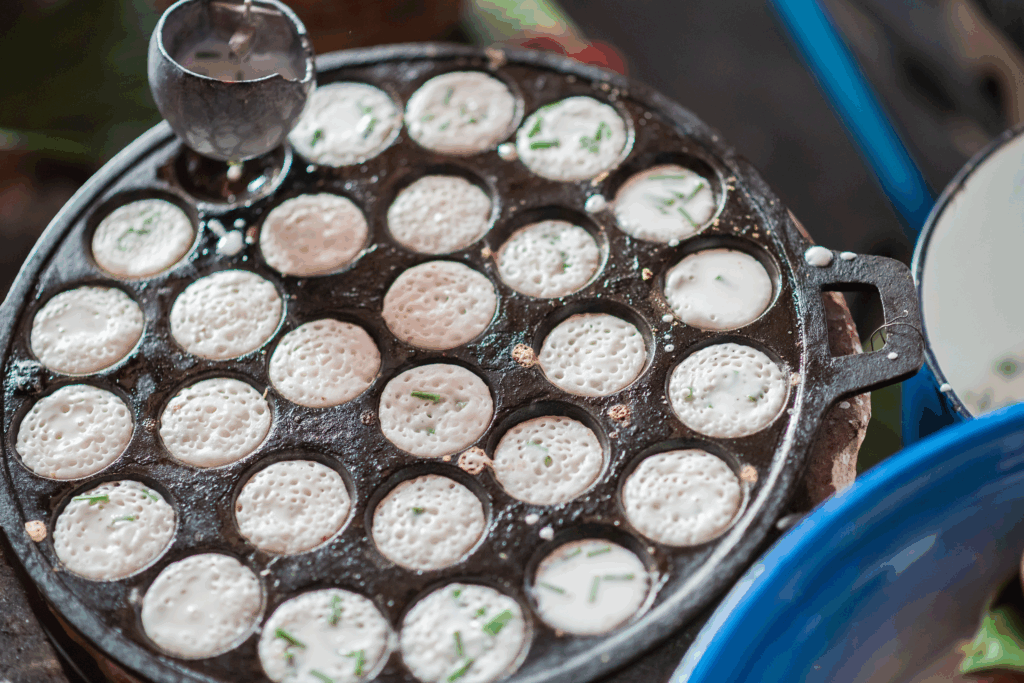 Khanom Krok street food Thaïlande