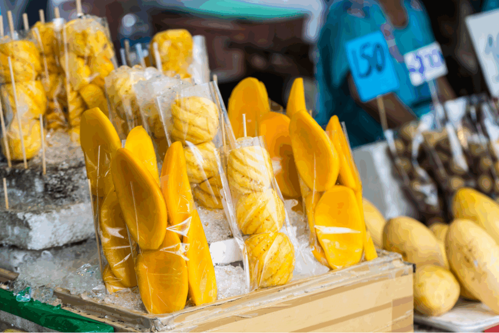 Fruits street food Thaïlande