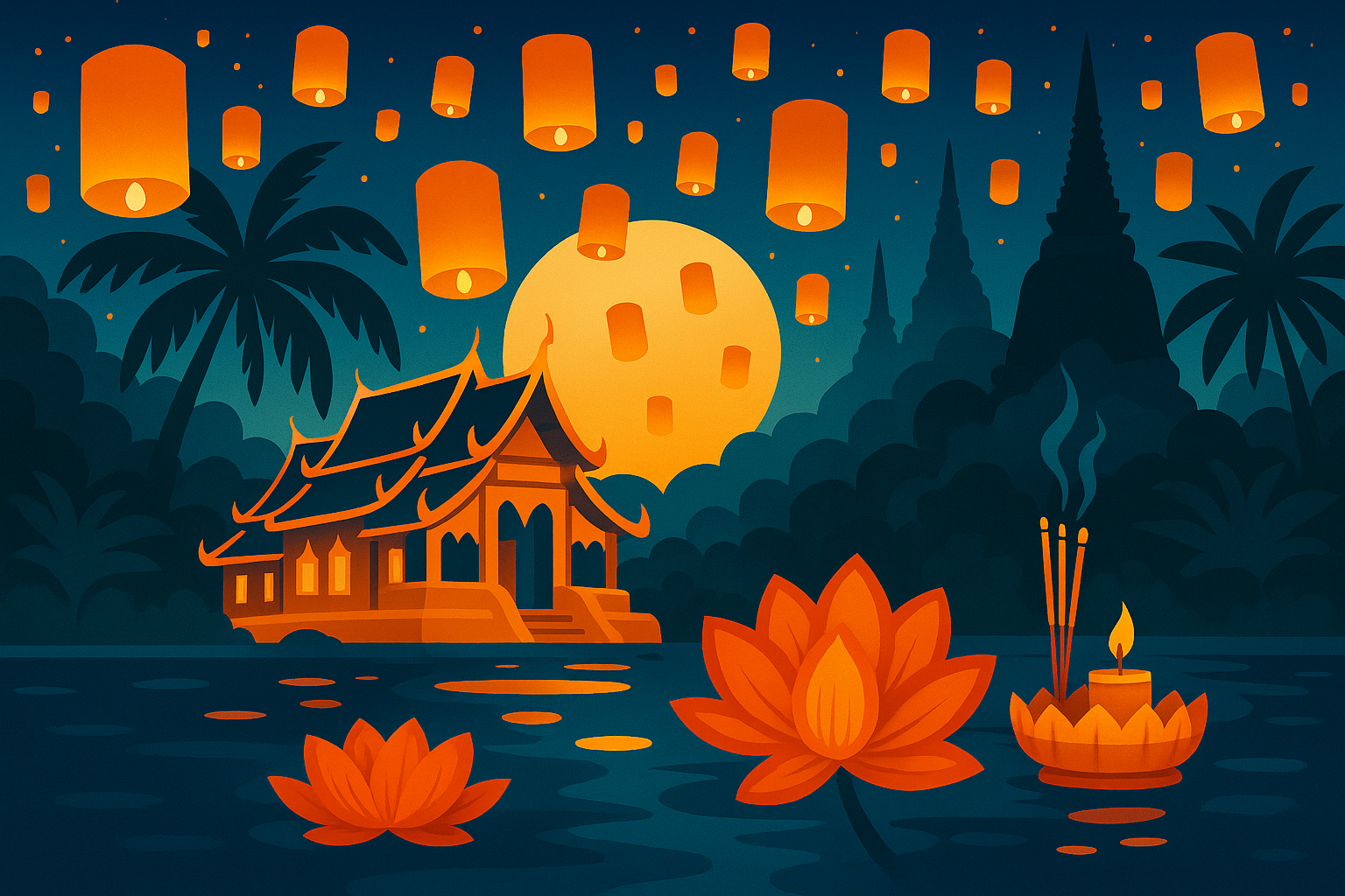 Lire la suite à propos de l’article Les plus belles fêtes de Thaïlande : les célébrations à ne pas manquer !