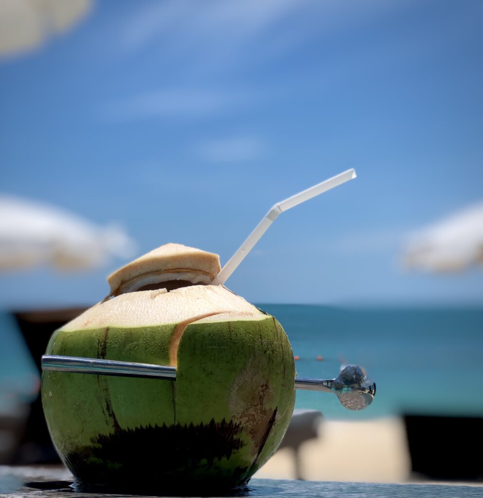 Coconut Thaïlande sur la plage de Lamai à Koh Samui