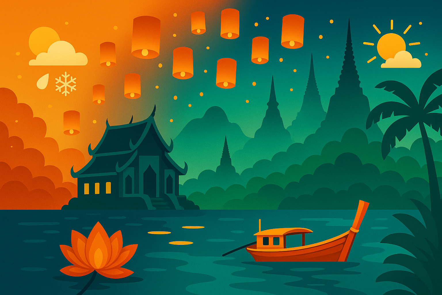 Lire la suite à propos de l’article Où voyager en Thaïlande selon le mois de l’année ?