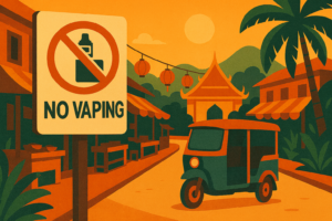 Lire la suite à propos de l’article Cigarette électronique en Thaïlande : est-ce interdit ? La vérité, les risques et comment éviter les problèmes