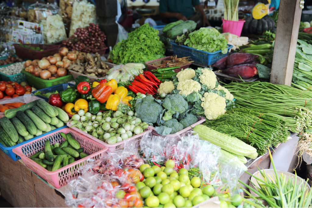 Légumes fruits Thaïlande 