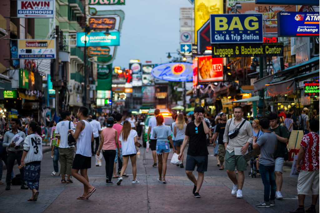 Khao San Road - Quartier de Bangkok