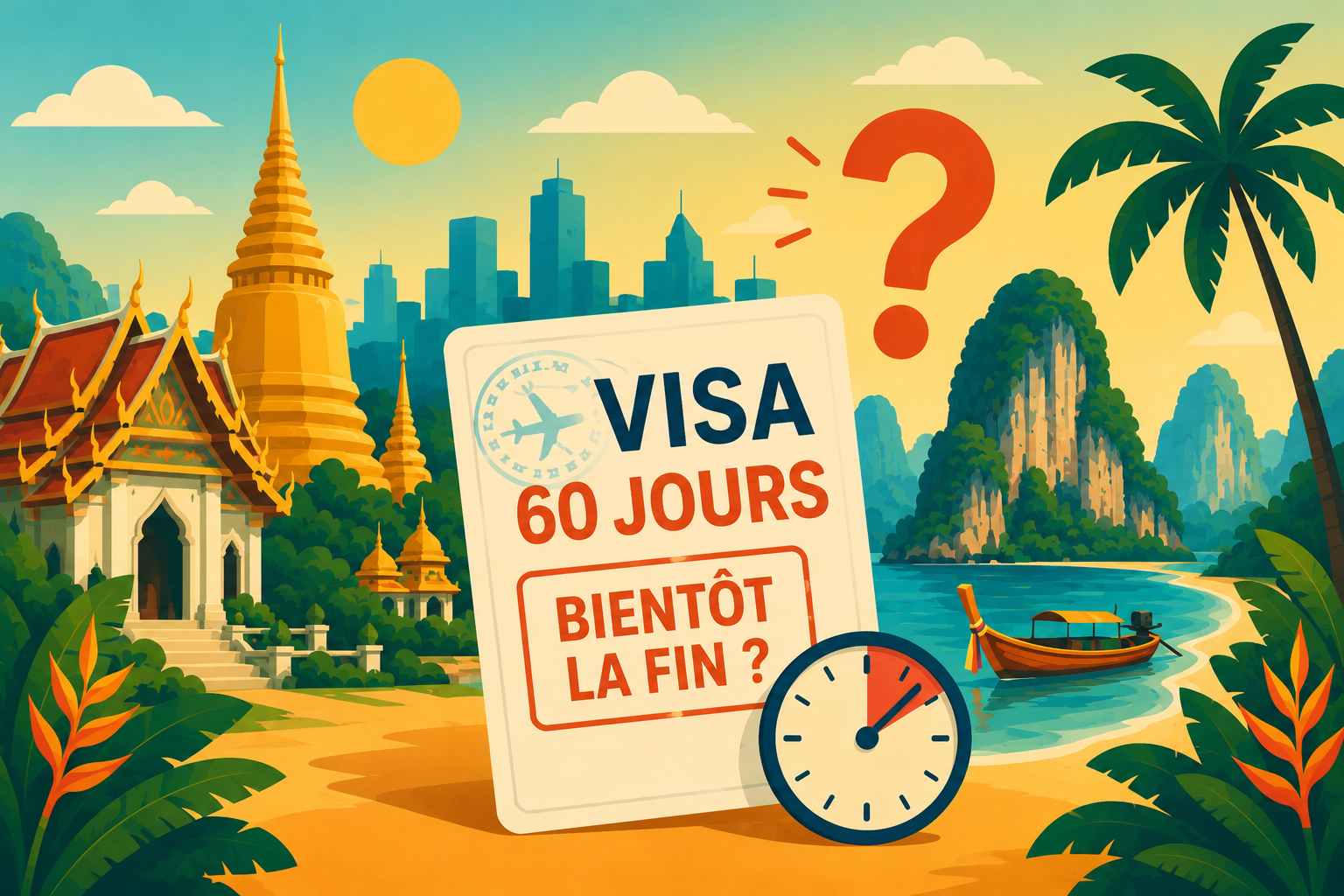 You are currently viewing Visa Thaïlande 30 jours : bientôt la fin des 60 jours sans visa ?